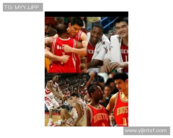 姚明与足球明星同框合影展现体育巨星的友谊与合作精神